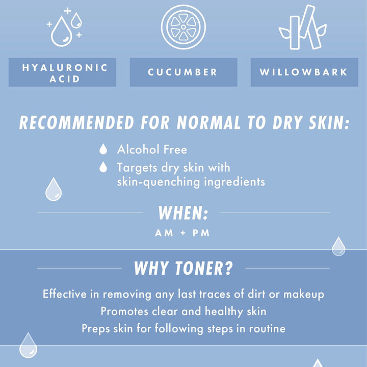 Waterfall Gentle Tonic - Skin-Loving Clean Skin Moisture