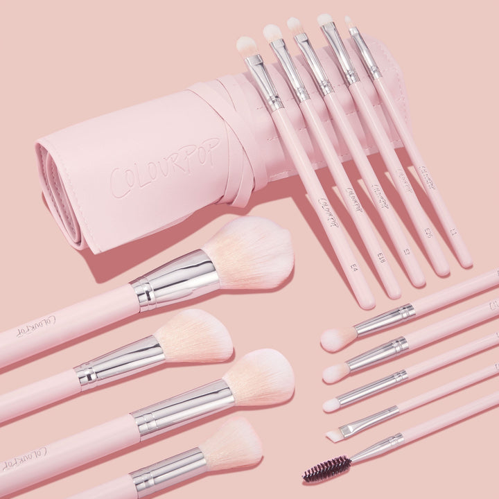 Smoke 'N Roses Brush Roll - Glossy Professional Beauty Wardrobe