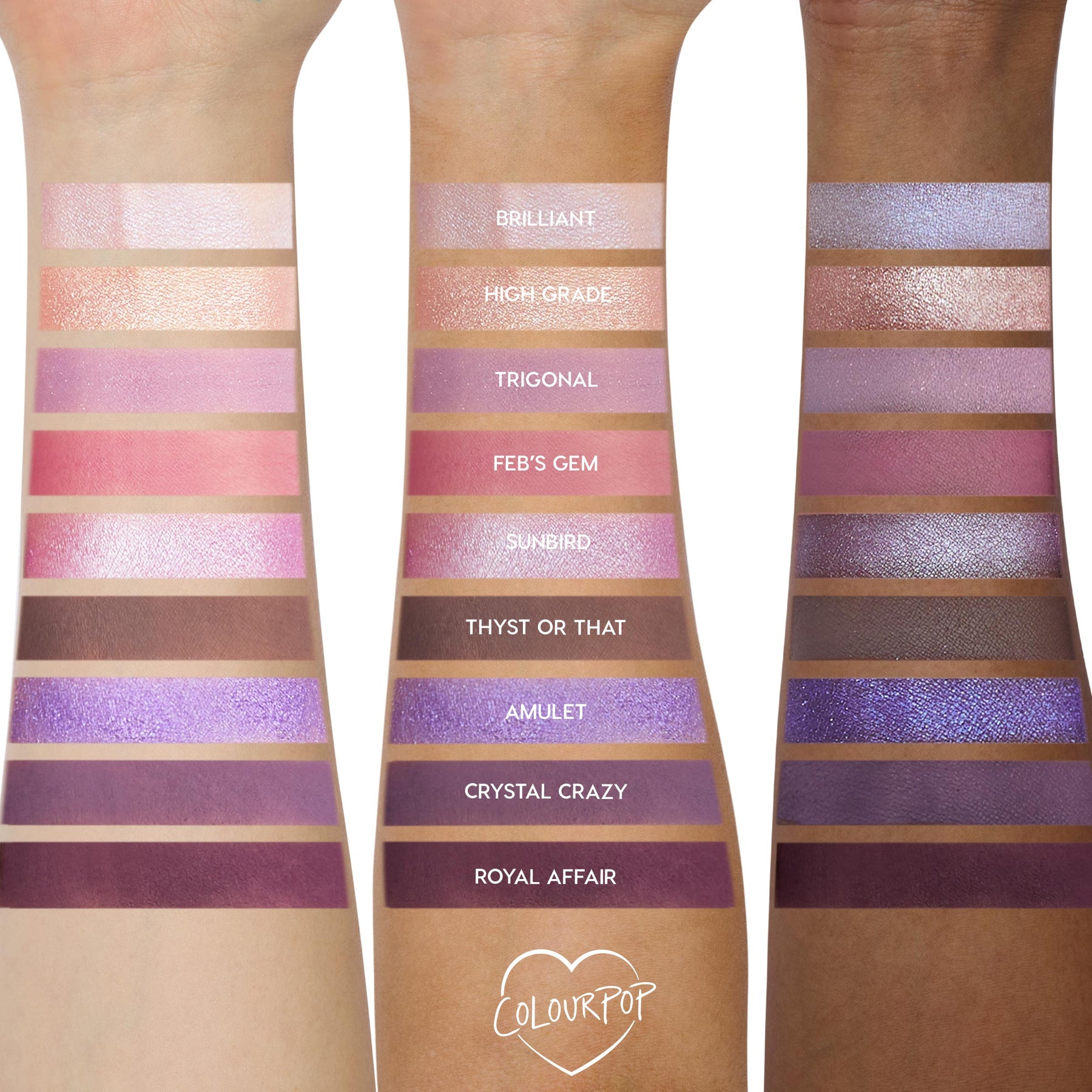 All Amethyst - Playful Editorial Eye Pairing