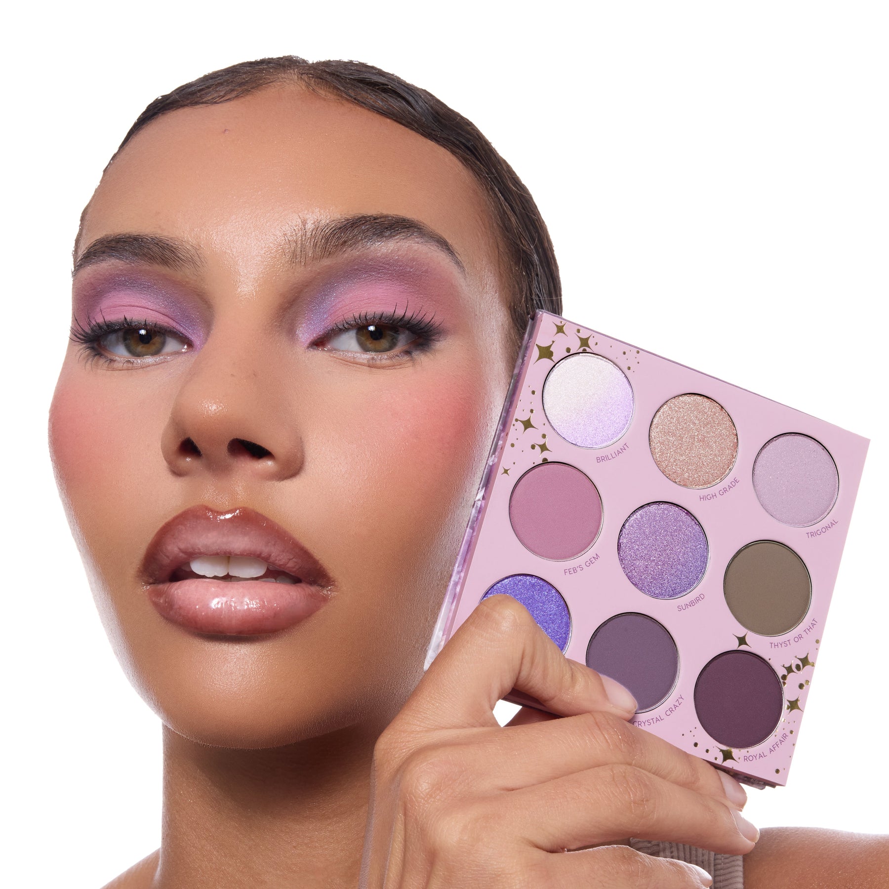 All Amethyst - Playful Editorial Eye Pairing
