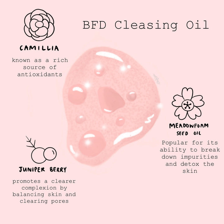 BFD Oil Cleanser - Plumping Clean Skin Support